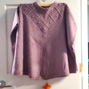 Dusty purple Loft poncho size S/xs oversized